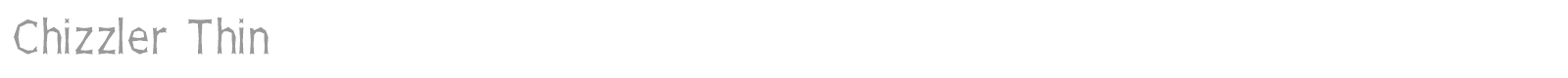 Chizzler Normal font preview
